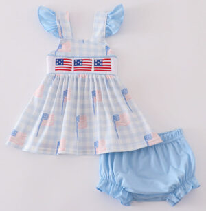 Girls 12m - 2t Celebrate in style with our Patriotic Collection, designed for babies and toddlers ages 0–5T. These red, white, and blue outfits are made from ultra-soft materials, featuring adorable ruffles, playful pockets, and comfy fits your little ones will love. Whether you’re dressing twins, siblings, or the whole crew, these perfectly coordinated pieces make matching moments easy and photo-ready. From backyard barbecues to fireworks at sunset—this collection is made for memory-making.