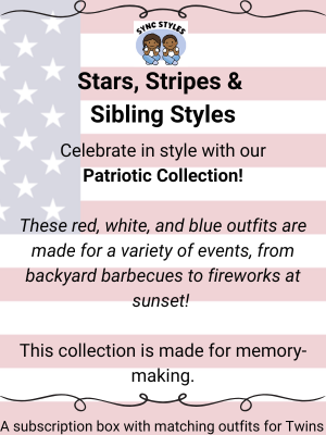 Patriotic Outfits Collection Patriotic Collection, designed for babies and toddlers ages 0–5T. These red, white, and blue outfits are made from ultra-soft materials, featuring adorable ruffles, playful pockets, and comfy fits your little ones will love. Whether you’re dressing twins, siblings, or the whole crew, these perfectly coordinated pieces make matching moments easy and photo-ready. From backyard barbecues to fireworks at sunset—this collection is made for memory-making.