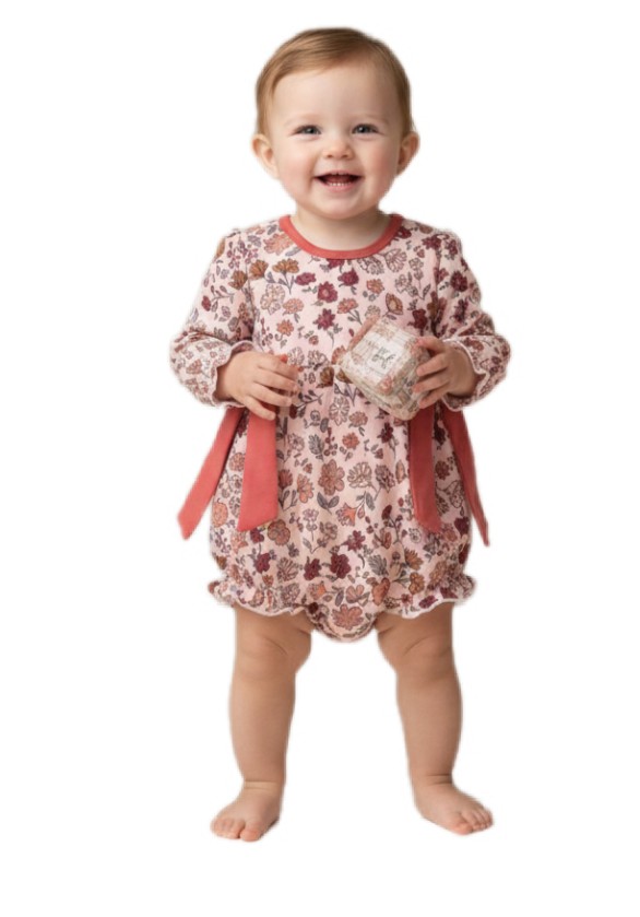 Autumn Bloom Twin Girl Fall Matching Outfits - Corduroy