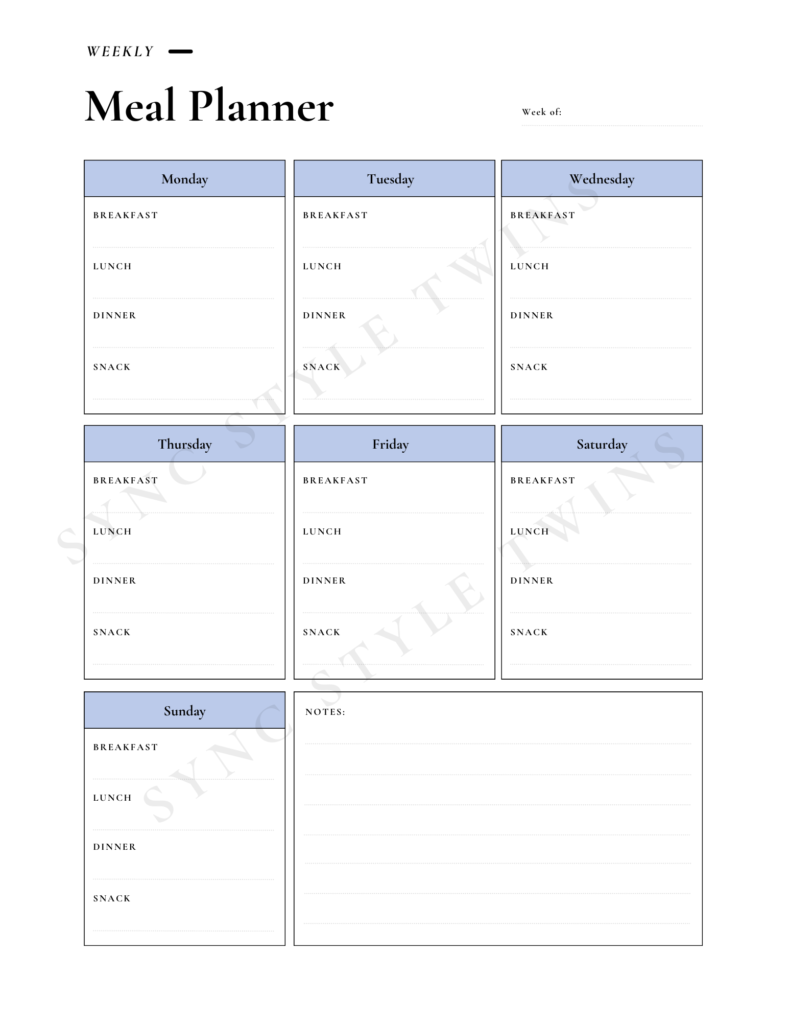 Daily planner for twin moms with organized layouts to manage routines and schedules